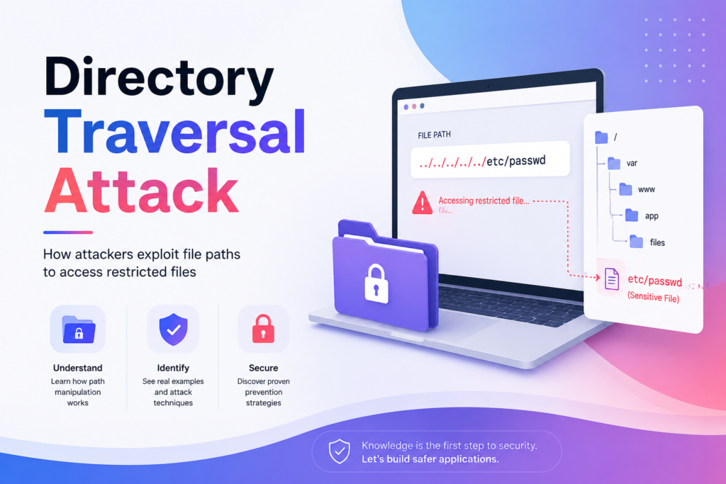 directory traversal attack infographic
