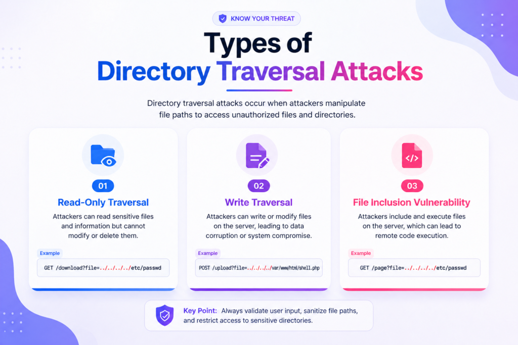 Types of Directory Traversal Attacks